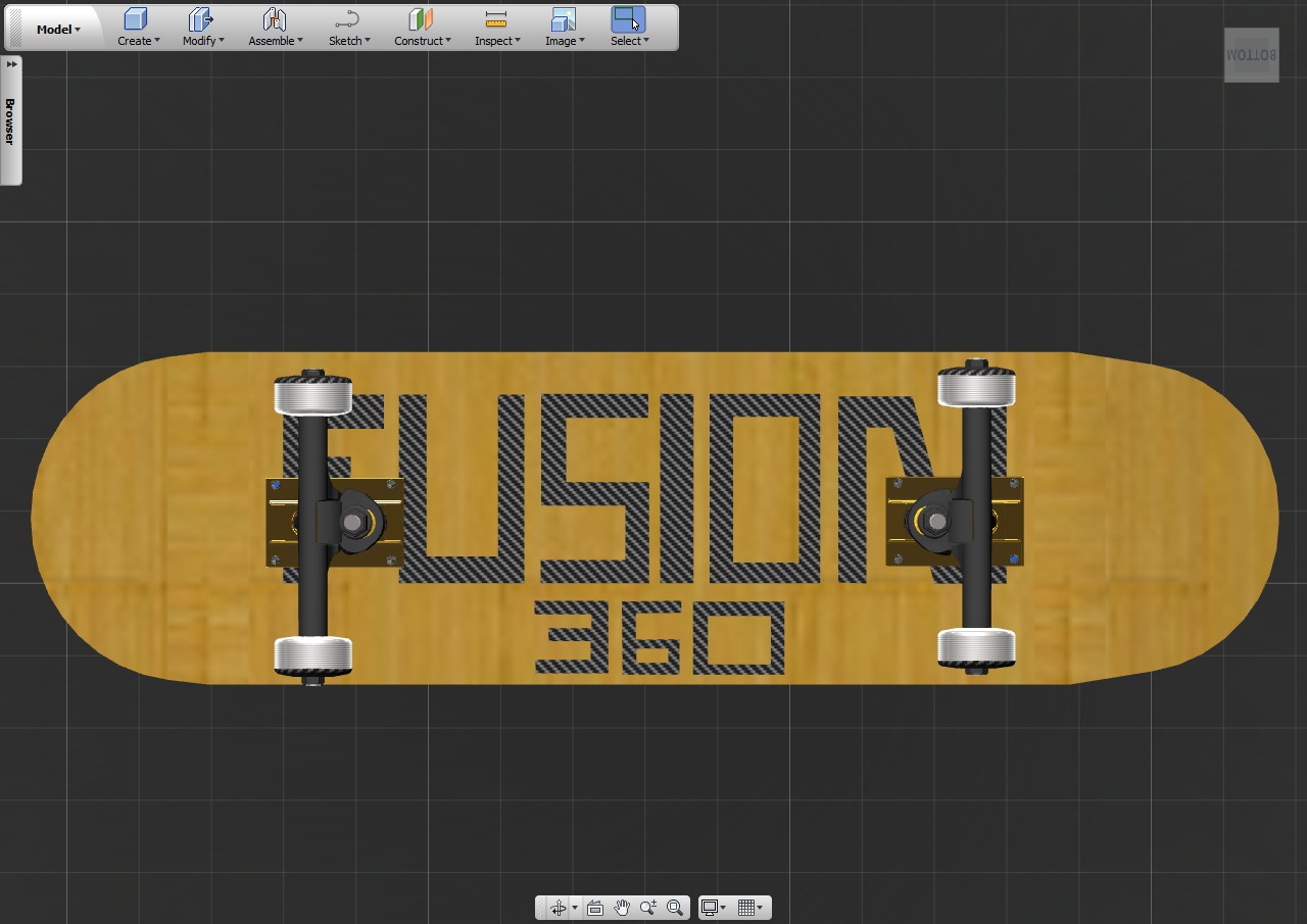 Skateboard Autodesk Fusion 360