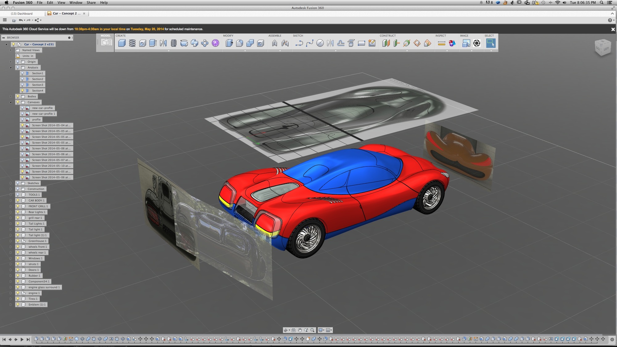 Reflections Concept CarAutodesk Online Gallery