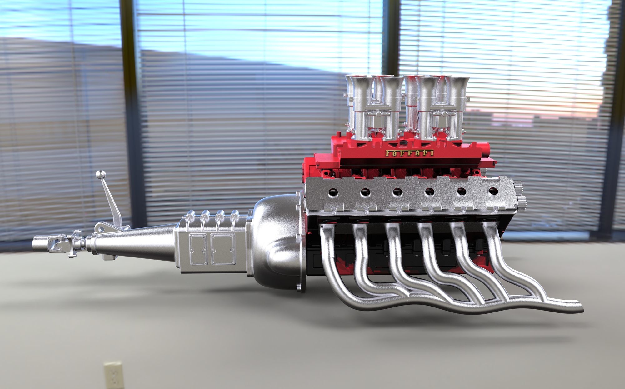 Ferrari V12 Turbocharged EngineAutodesk Online Gallery
