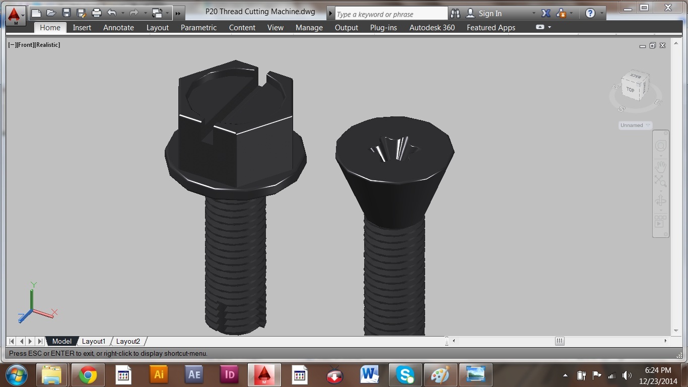 Thread Cutting Machine ScrewsAutodesk Online Gallery