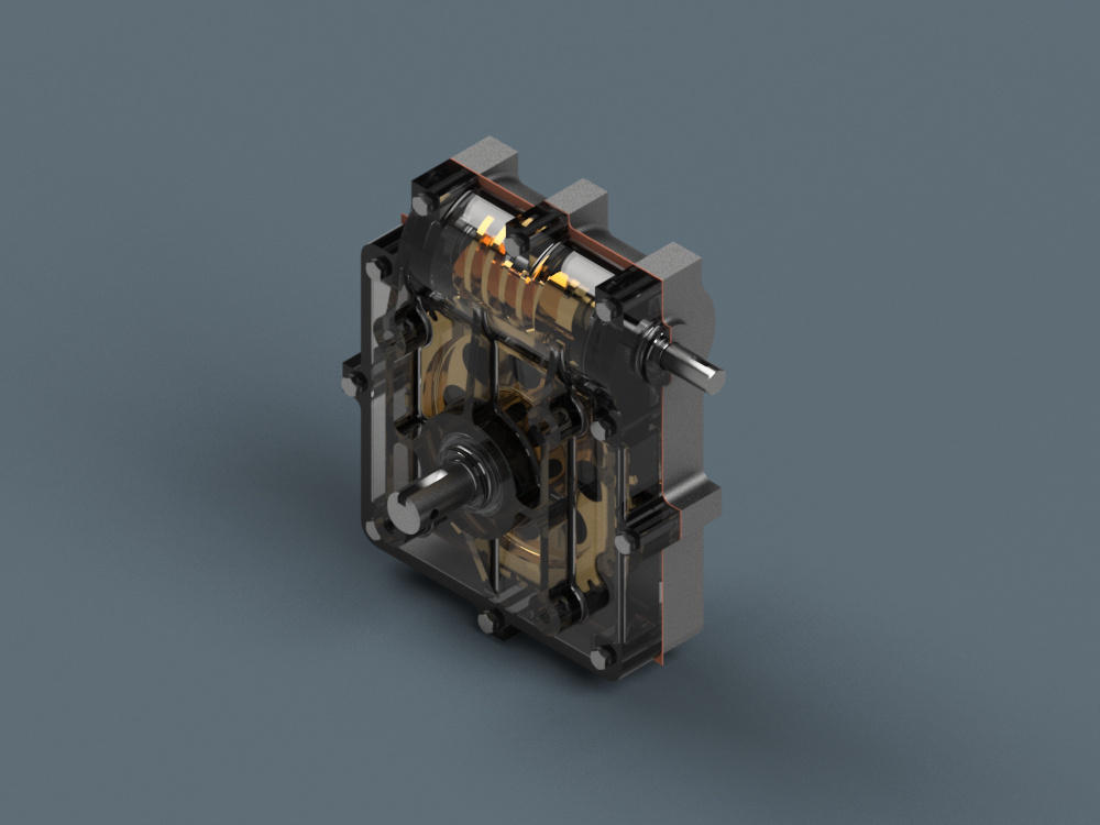 Worm Gear W/Mounting HousingAutodesk Online Gallery