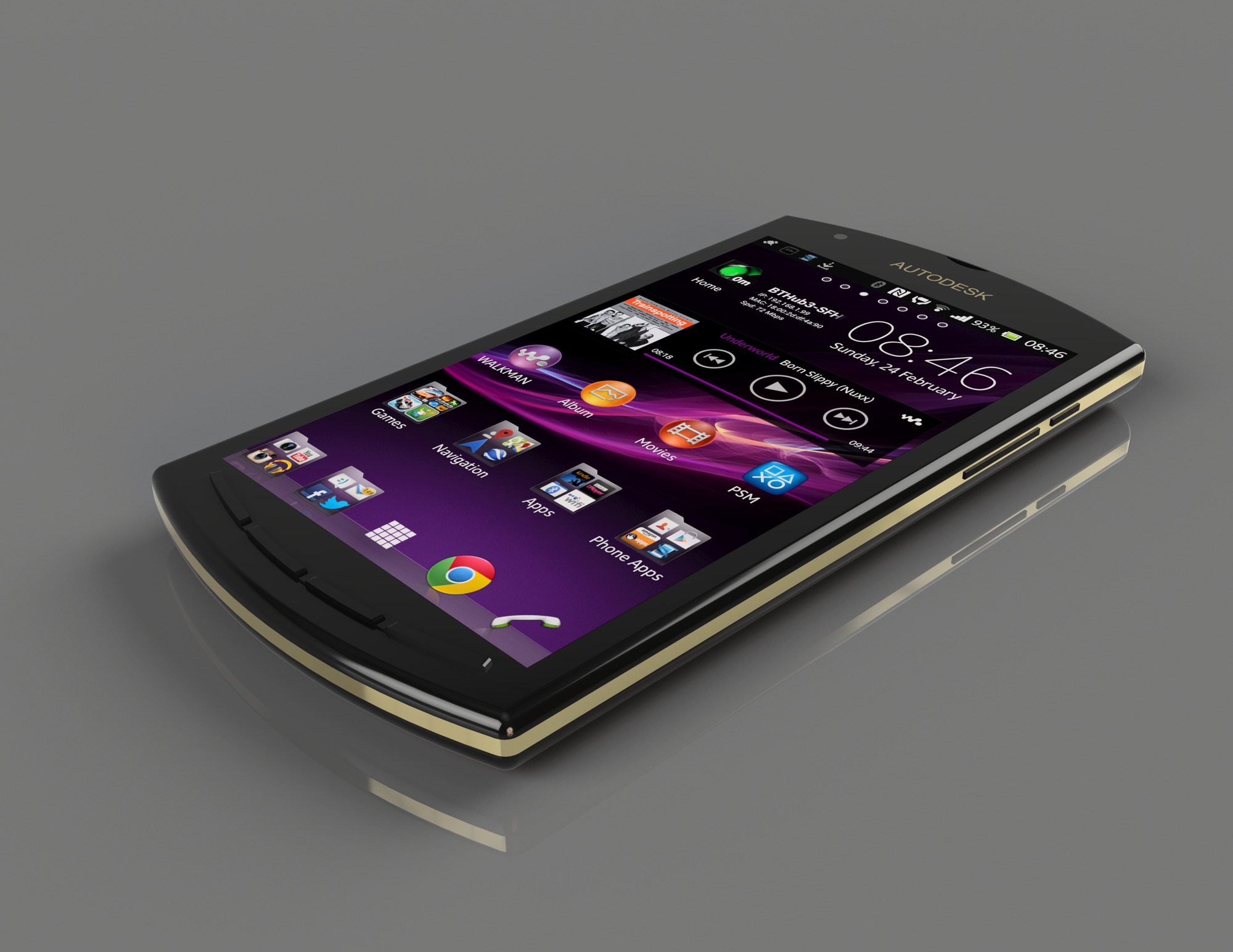 Autodesk Mobile PhoneAutodesk Online Gallery