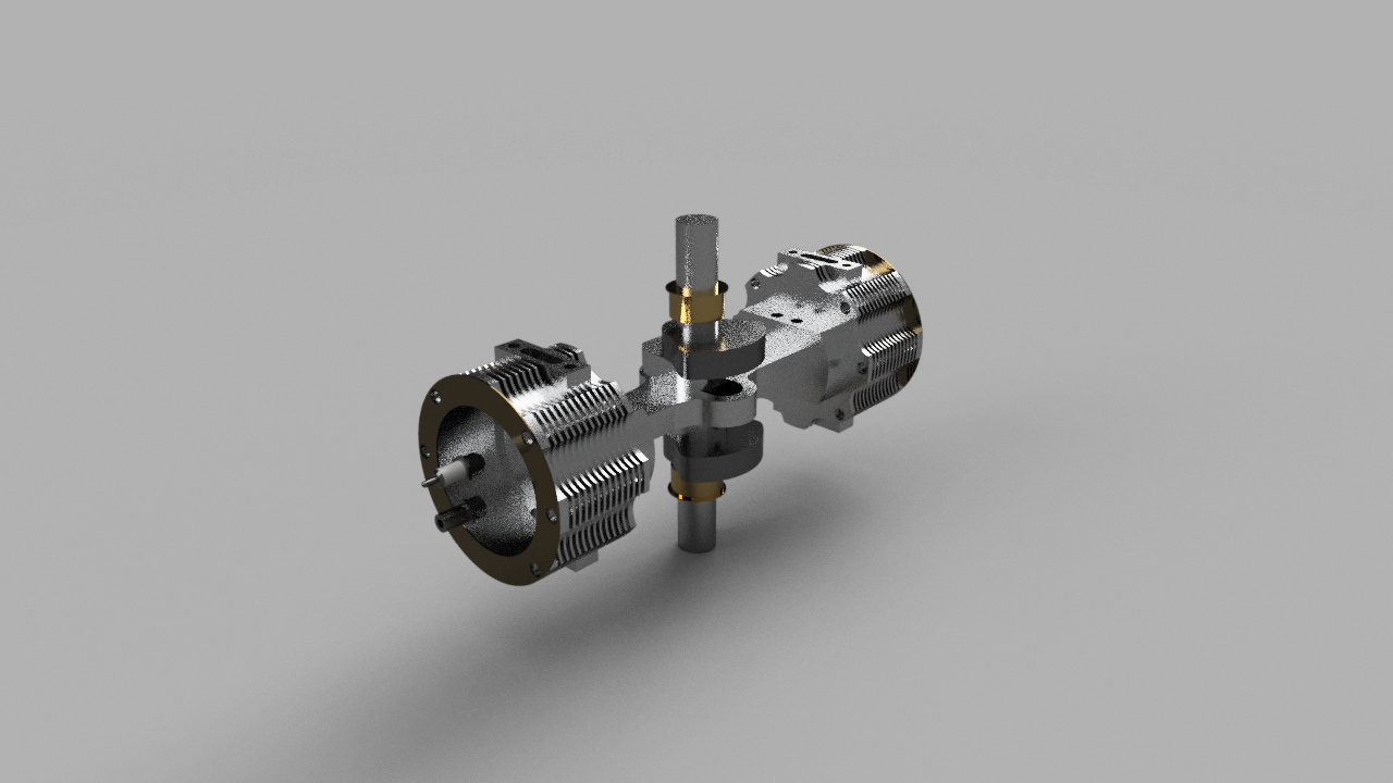 Two Cylinder ScotchYoke EngineAutodesk Online Gallery