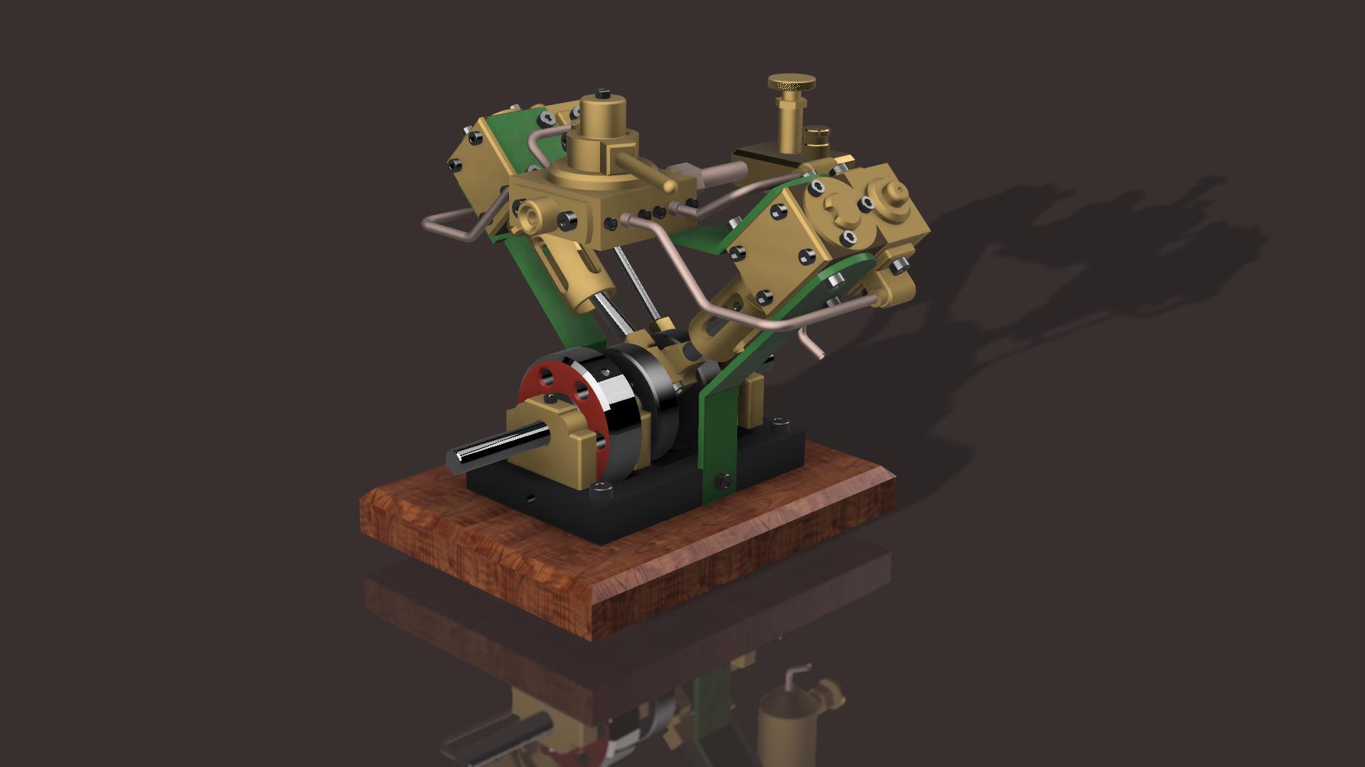 Twin piston engineAutodesk Online Gallery