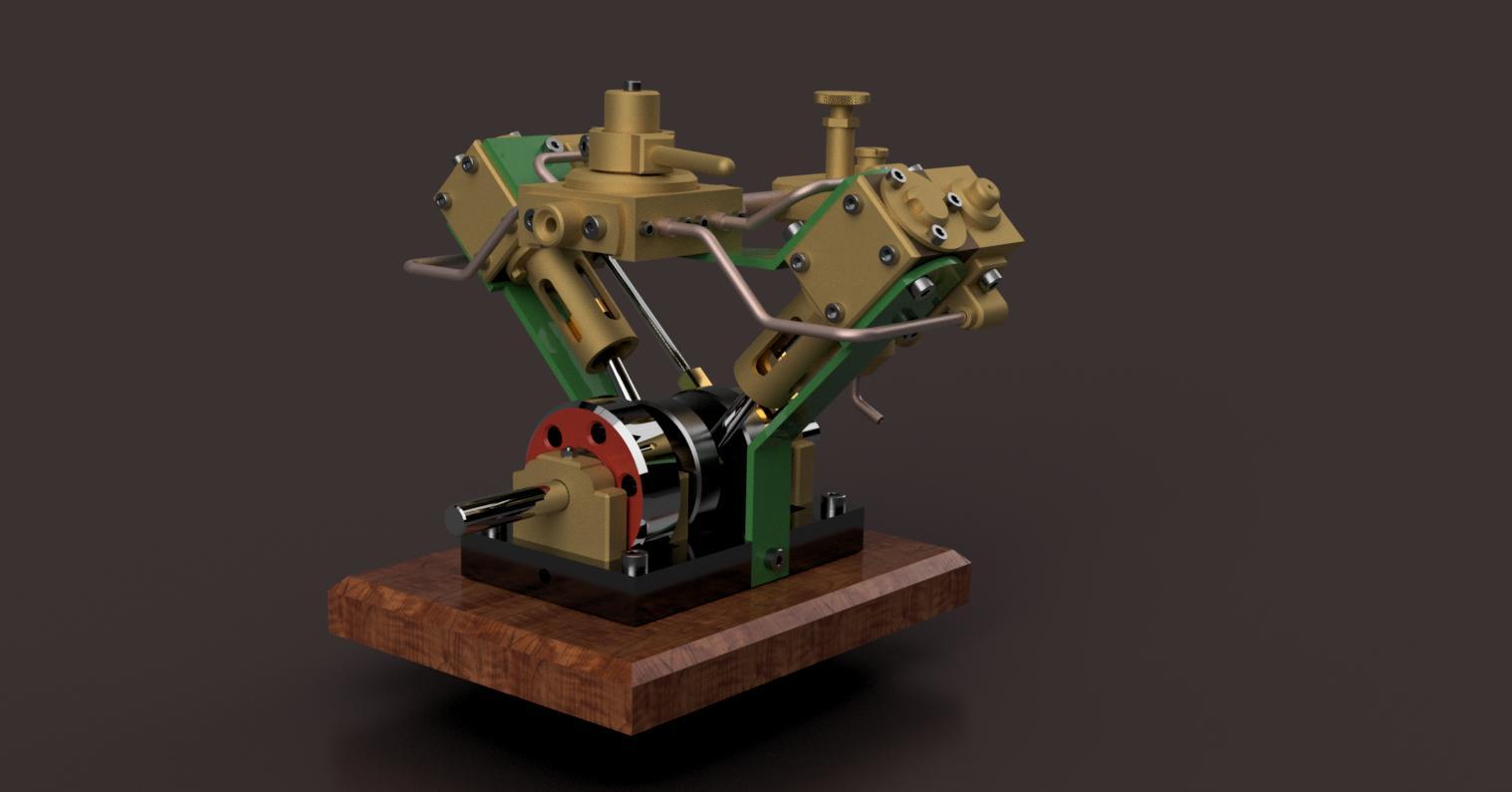 Twin piston engineAutodesk Online Gallery
